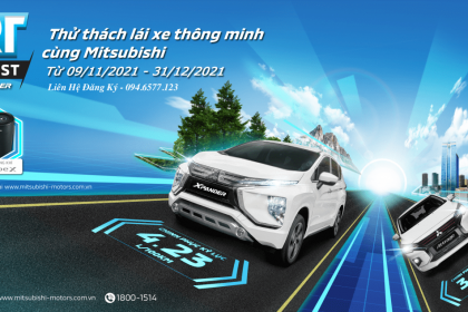 Chương trình “Smart Drive Contest – thử thách lái xe thông minh cùng Mitsubishi” tại ISAMCO – NPP ủy quyền 3s của Mitsubishi Motor Vietnam trong tháng 11& 12 năm 2021